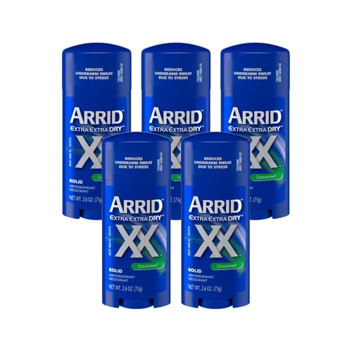 Vista 12 de Arrid XX Extra Extra Dry Desodorante Antitranspirante Sólido, sin perfume, 2.6 oz.