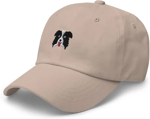 Vista 3 de Sombrero Border Collie, sombrero unisex bordado, regalos Border Collie, para mujeres y hombres, sombrero Border Collie para mamá y papá.