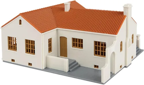 Vista 2 de Walthers, Inc. Style Bungalow House Kit, 4-15/16 X 5-9/16 X 2-13/16" 12.5 X 14.1 X 2.8 in