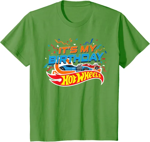 Vista 6 de Kids Hot Wheels It's My Birthday Confetti Camiseta