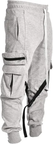 Vista 5 de XYXIONGMAO Streetwear Techwear - Pantalones de harén de hip hop para hombre, pantalones deportivos casuales sueltos, pantalones de hip-hop