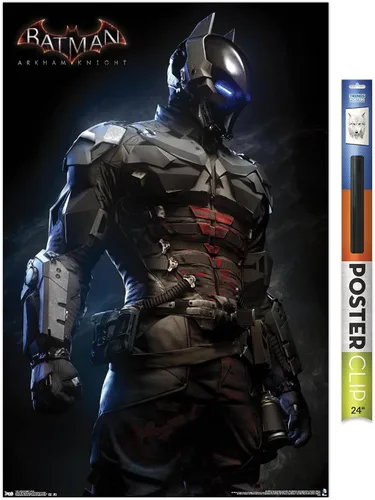 Vista 14 de Trends International DC Comics VIdeo Game - Arkham Knight - Armor Wall Poster, 14.725" x 22.375", Barnwood Framed Version