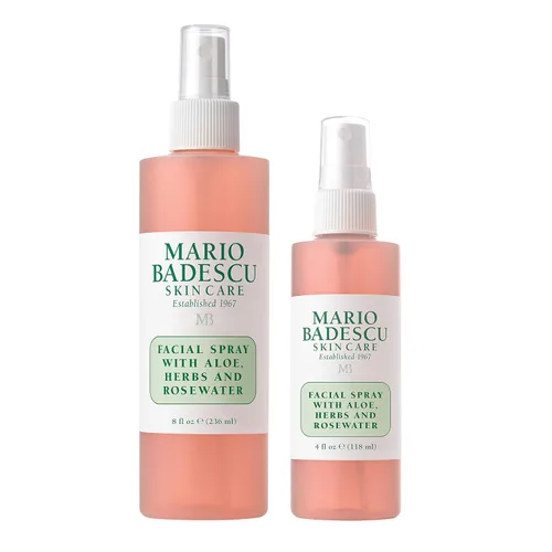 Vista 22 de Mario Badescu Espray facial con aloe, hierbas y agua de rosas para todo tipo de piel, bruma facial que hidrata, rejuvenece y aclara