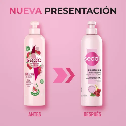 Vista 7 de Sedal Hidratacion Anti Nudos Crema Peinar 10.1 fl oz