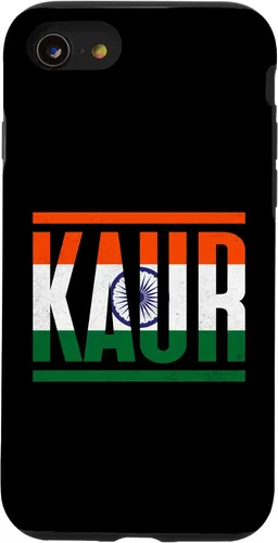 Vista 13 de Funda para iPhone 15 Kaur con apellido familiar y orgullo de la bandera de la India