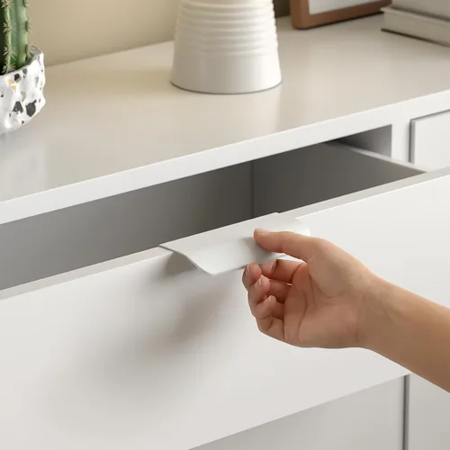Vista 15 de Goldenwarm Paquete de 6 manijas de gabinete de cocina de 3 pulgadas, tiradores negros para armarios, tiradores de borde, accesorios de cocina negros