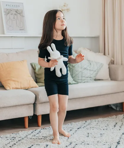 Vista 95 de AVAUMA - Pijama para niños y niñas de algodón básico para uso diario