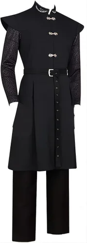 Vista 2 de Daemon Targaryen - Disfraz de dragón para hombre, disfraz de Halloween, Navidad, gabardina, uniforme