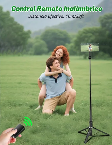 Vista 7 de Takerers Trípode magnético para selfie stick de 66 pulgadas para iPhone Magsafe, 360° de aluminio giratorio fuerte magnético para teléfono celular