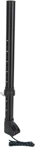 Vista 9 de Extensión de mástil de Windsurf de aleación de aluminio ajustable de 17 pulgadas, con cuerda de nailon, apto para mástiles de diámetro estándar