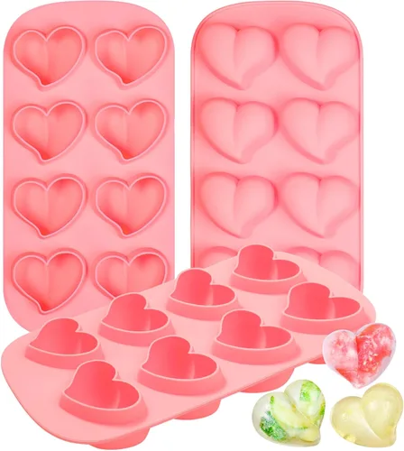 Vista 8 de Webake Paquete de 2 bandejas de cubitos de hielo esféricos, 36 piezas pequeñas redondas de 1.1 pulgadas, moldes de silicona flexibles para cócteles