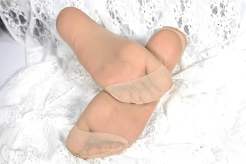 Vista 5 de ZHY Lifesize - 1 par de maniquíes femeninos de silicona con diseño de calzado, diseño de calzado, diseño de calcetín con uñas (color trigo)