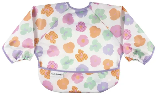 Vista 46 de Tiny Twinkle - Babero a prueba de suciedad para bebés y niños pequeños, bonito, de manga larga, impermeable, lavable a máquina, cierre a prueba