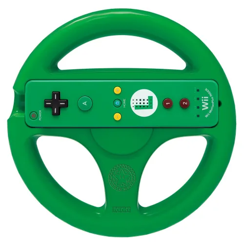 Vista 2 de HORI Mario Kart 8 Racing Wheel (Luigi) - Nintendo Wii U