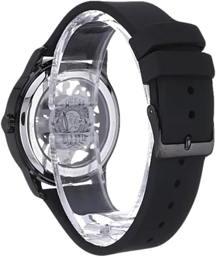 Vista 3 de GUESS Mens Trend Triangle Logo Cut-Thru 44mm Watch