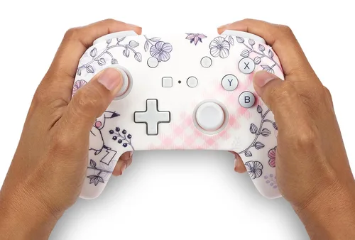 Vista 2 de PowerA Enhanced Wireless Controller for Nintendo Switch - Pikachu Garden, Nintendo Switch - OLED Model, Nintendo Switch Lite, Gamepad, game