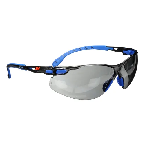 Vista 10 de Paquete de gafas de seguridad 3M, S1101SGAF, ANSI Z87, lente transparente antivaho Scotchgard, marco azul/negro de perfil bajo + tapones