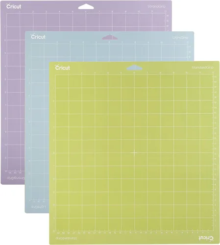 Vista 5 de Cricut calcomanía Back esteras 12"x12" de corte 3/pkg-green, Azul y Morado