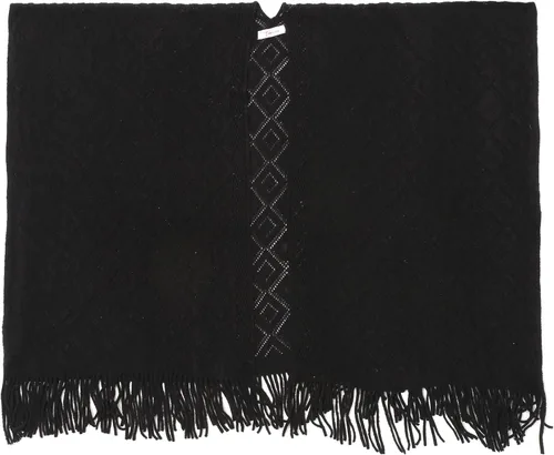 Vista 36 de Soul Young - Chal de punto para mujer, poncho con flecos y capa