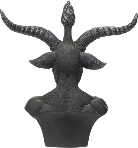 Vista 2 de SUMMIT COLLECTION Baphomet Busto Celestial Príncipe de la Bestia Sabbatic Goat 13.5 pulgadas de alto estatua de pentagrama