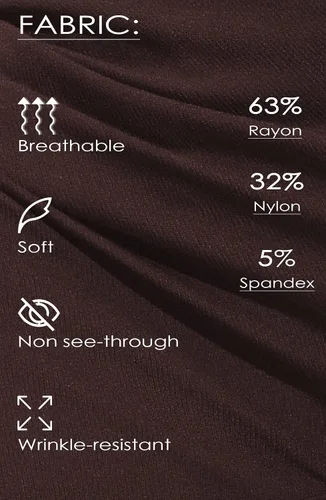 Vista 5 de ZTN Pantalones de vestir de cintura alta para mujer, con control de abdomen, para trabajo, negocios, casual, oficina, con 4 bolsillos