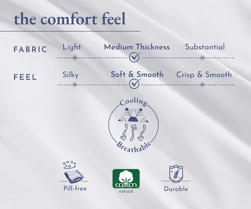 Vista 7 de California Design Den - Ropa de cama para mayor comodidad