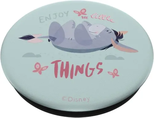 Vista 2 de Disney Winnie The Pooh Eeyore Enjoy the Little Things PopSockets PopGrip estándar