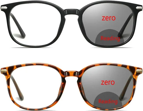 Vista 12 de Paquete de 2 lentes de sol de transición, lentes de lectura fotocromáticos para mujer, TR90, cuadrados, bifocales, para presbicia, paquete económico