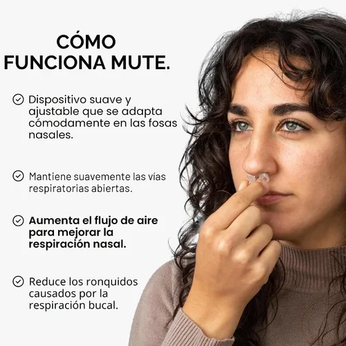 Vista 5 de Dilatador nasal para reducción de ronquidos Rhinomed Mute, S