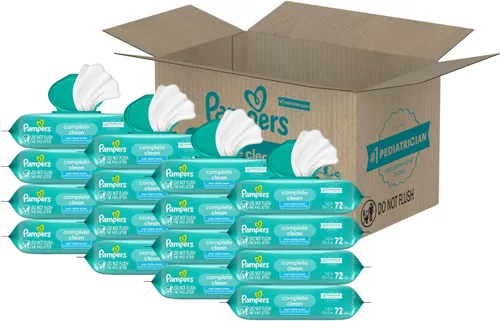 Vista 8 de Pampers Toallitas para bebés Complete Clean Baby Fresh Scent 9X 80 Pop-Top - 720 Count