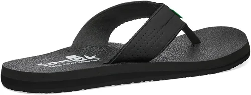 Vista 4 de Sanuk Posavasos acogedor para hombre Sandalias para hombre Sandalias para hombre Sandalias de playa Apoyo y ligero Plantilla de espuma