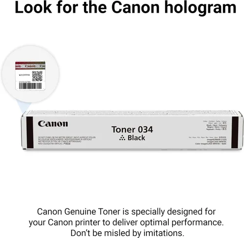 Vista 5 de Canon Cartucho de tóner negro 034 original compatible con MF810Cdn, MF820Cdn