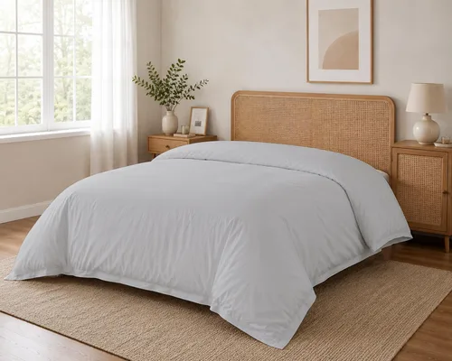 Vista 25 de SLEEP-NEST Funda de edredón individual de 68 x 90 pulgadas, 1 pieza, 100% algodón, suave y transpirable, ropa de cama individual, cierre