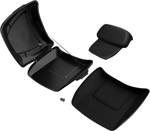 Vista 7 de TCT-MOTORPARTS Paquete de maquinilla de afeitar negro de 5.5 pulgadas para Harley Tour Pak Road King 2014-2023 CVO Road Glide, Street Glide, Road
