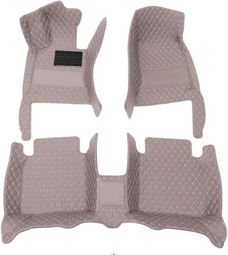Vista 18 de Tapetes de automóvil personalizados para el 99% de modelos de vehículos, cuero, tapicería completa, color beige, rojo, rosa, azul, púrpura