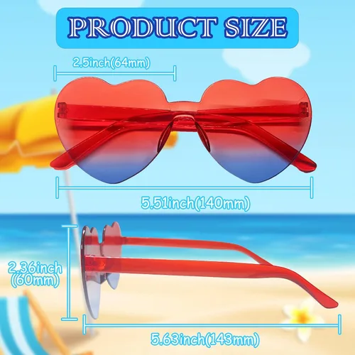 Vista 4 de SVOST Heart Shaped Sunglasses