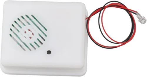 Vista 5 de Mxzzand Reproductor de sonido de Halloween resistente compacto interesante multipropósito Screamer altavoz fácil instalación al aire libre ABS