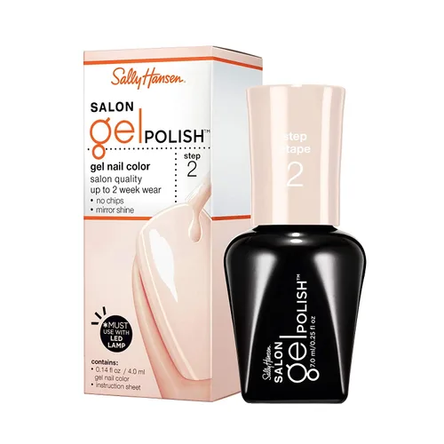 Vista 2 de Sally Hansen Salon Pro Gel - Esmalte de uñas en gel laca, Sheer Ecstasy, 0.24 onzas líquidas