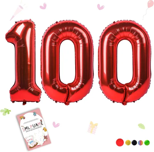 Vista 38 de Globos grandes de 40 pulgadas de números del 0 al 9, globos numéricos para decoración de fiesta de cumpleaños, globos de helio de aluminio