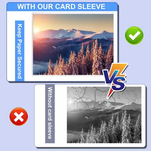 Vista 3 de Sherr 1 protector rígido de impresión para papel de póster de 18 x 24 pulgadas, protectores de páginas, fundas de plástico para póster, soporte