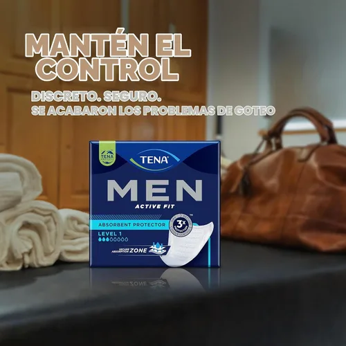 Vista 7 de Tena Protector de incontinencia para hombres, nivel 1, 24 unidades (paquete de 1)