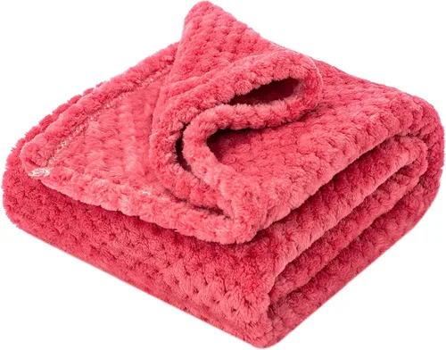 Vista 53 de Manta difusa o manta mullida para bebé, suave y cálida y acogedora manta de lana de coral para niños pequeños, bebés o recién nacidos, para cuna