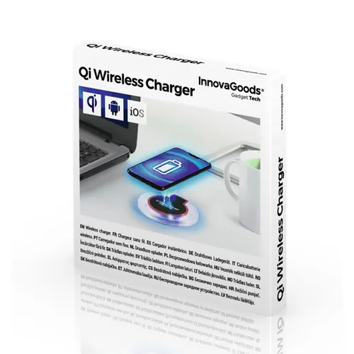 Vista 6 de Cargador Inalámbrico para Smartphones Qi InnovaGoods