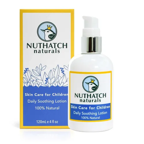 Vista 7 de Loción para niños, hidratante natural de uso diario, a base de plantas, loción calmante hidratante y no tóxica para niños, probada por dermatólogos