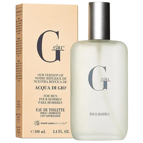 Vista 2 de PB ParfumsBelcam Paquete de fragancias para hombre – Eau de Toilette en espray inspirado en Acqua Di Gio y Polo Eau de Toilette, 3.4 y 2.5 onzas