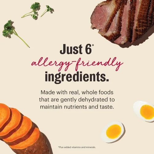 Vista 4 de The Honest Kitchen Alimento Deshidratado de Grado Humano con Ingredientes Limitados de Pato y Batata Dulce para Perros, Caja de 10 lb