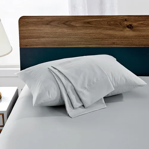 Vista 31 de FreshCulture Fundas de Almohada Beige Tamaño Queen Paquete de 2 - Juego de Fundas de Almohada - Cierre de Sobre - Tela de Microfibra Cepillada Suave