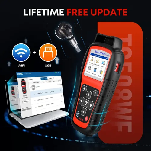 Vista 9 de Autel MaxiTPMS TS508WF KIT, 2026 TPMS Programming Relearn Tool, WiFi Ver. of TS508 TS501 PRO TS601 TS408S, Lifetime Update, Relearn/Activate All