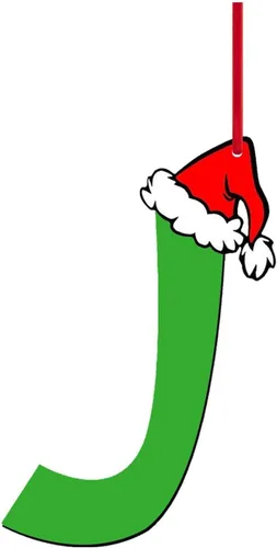 Vista 24 de Decoraciones de Navidad - Letras de adorno de la A a la Z para el árbol, adornos colgantes del alfabeto de Navidad de bricolaje (A)