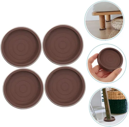Vista 9 de STOBOK Almohadillas protectoras para patas de muebles, protectores de pies de silla, cubiertas de patas de piso de madera dura, tapas de pies
